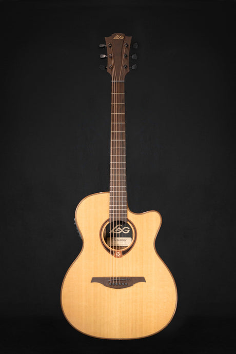 Lâg Tramontane 118 Slim Electro Acoustic Guitar (Natural) - Acoustic Guitars - Lâg