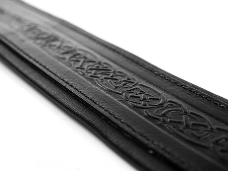 Leathergraft Celtic Padded Embossed Banjo Strap - Straps - Leathergraft