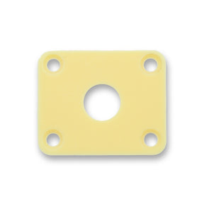 Les Paul Style Jack Plate Eggshell - Parts - WM Guitars