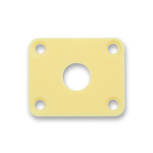 Les Paul Style Jack Plate Eggshell - Parts - WM Guitars