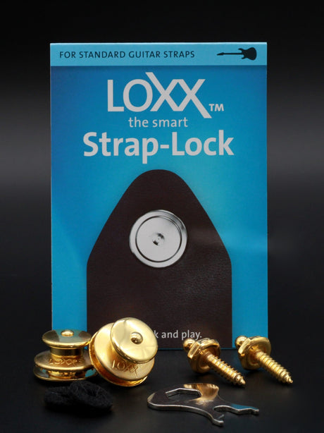 LOXX Electric Guitar/Bass Strap Lock - Various Colours Available - Parts - Loxx