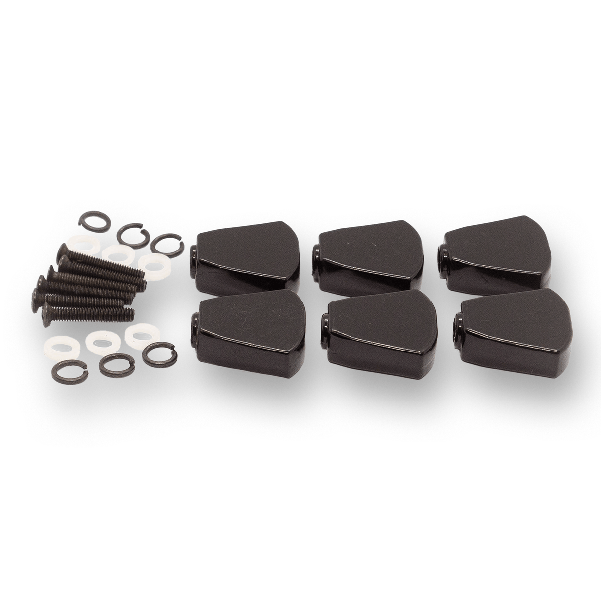Machine Head Buttons and Fittings x6 Keystone/Tulip (Various Finishes) - parts - WM Guitars
