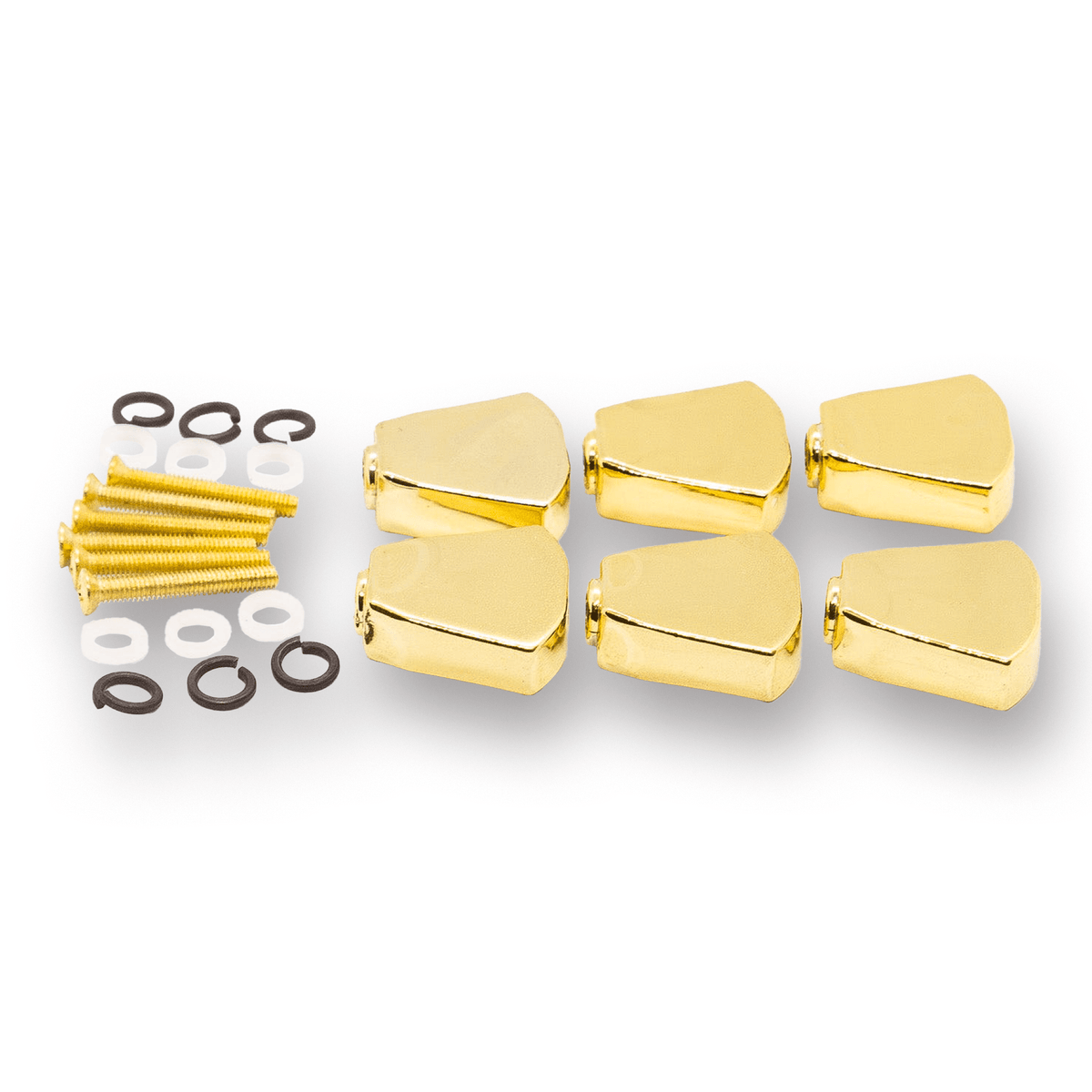 Machine Head Buttons and Fittings x6 Keystone/Tulip | WM Guitars