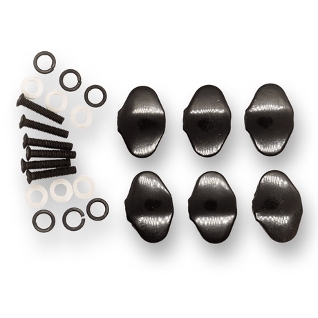 Machine Head Buttons and Fittings x6 Kluson Style (Various Finishes) - parts - WM Guitars
