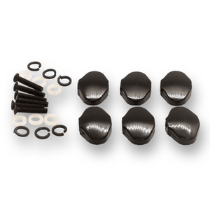 Machine Head Buttons and Fittings x6 Kluson Style (Various Finishes) - parts - WM Guitars