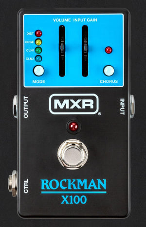 MXR X100 Rockman Guitar Pedal (80's sound in a box)