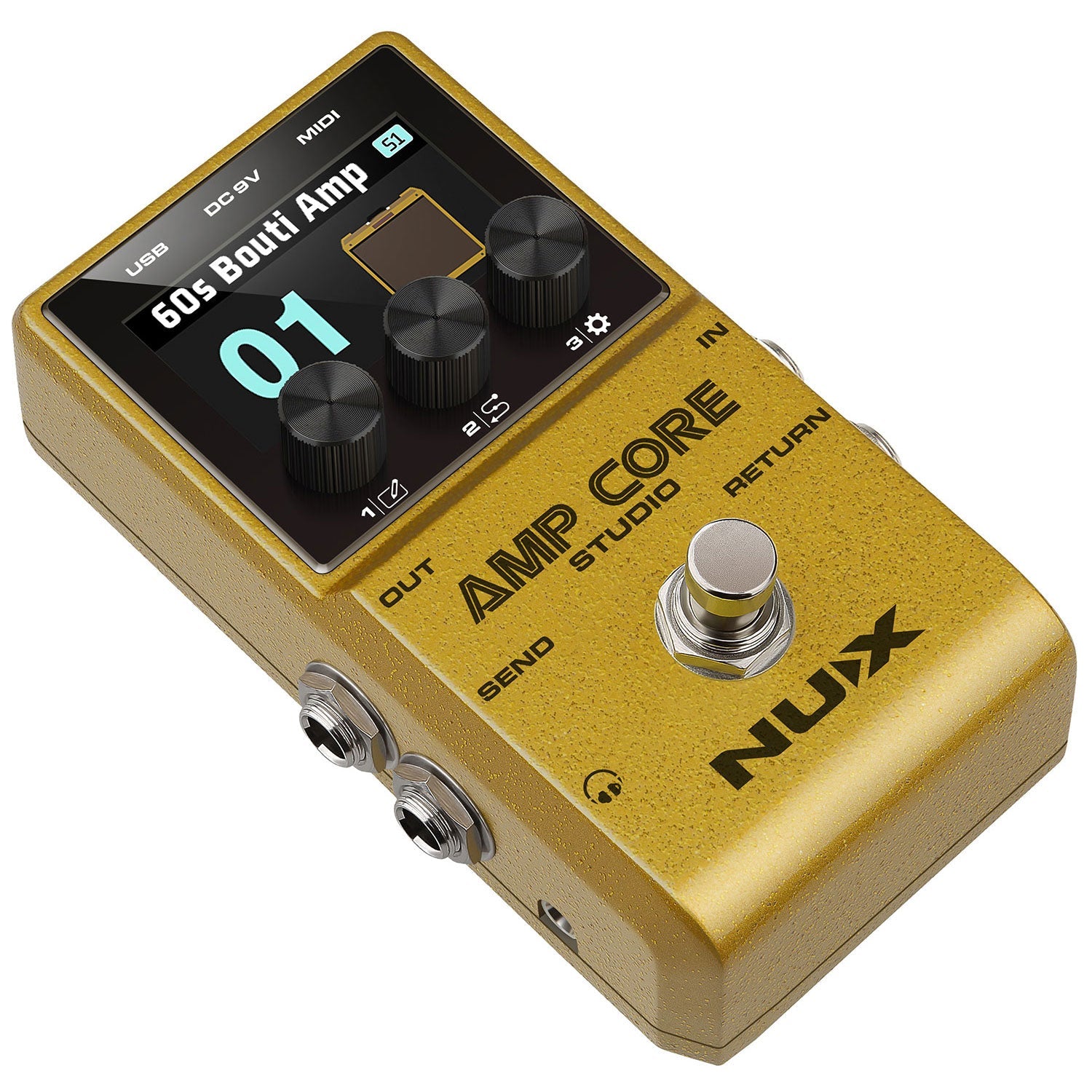 NU - X Amp Core Studio Guitar Pedal - Effects Pedals - NU - X
