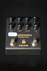 NU-X Fireman Dual Distortion Pedal - Effects Pedals - NU-X