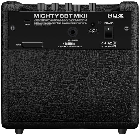NU - X Mighty 8 BT MKII Guitar Amplifier - Amps - NU - X