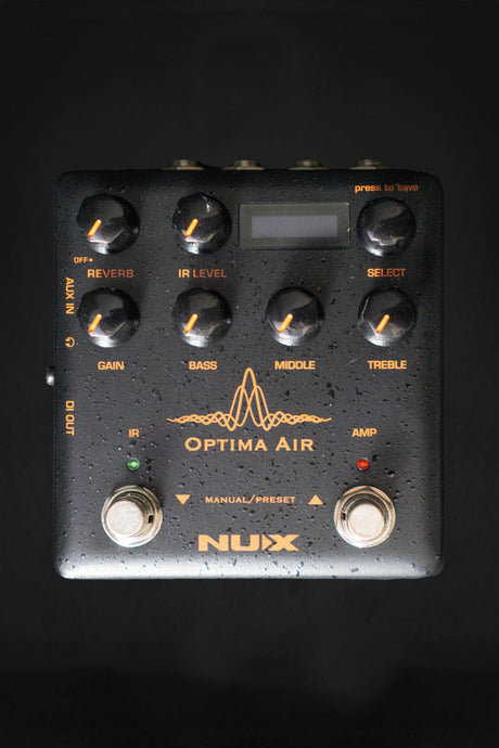 NU-X Optima Air NAI-5 Acoustic Guitar Simulator Pedal - Effects Pedals - NU-X