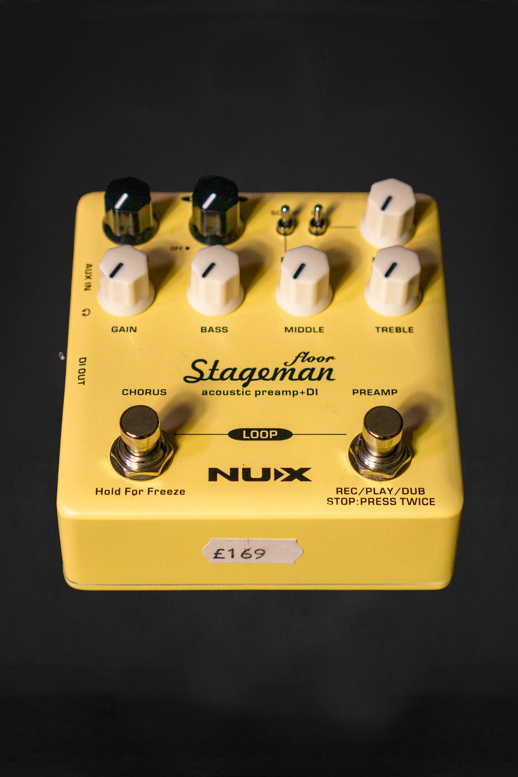 NU-X Stageman Floor Acoustic Preamp Pedal - Effects Pedals - NU-X
