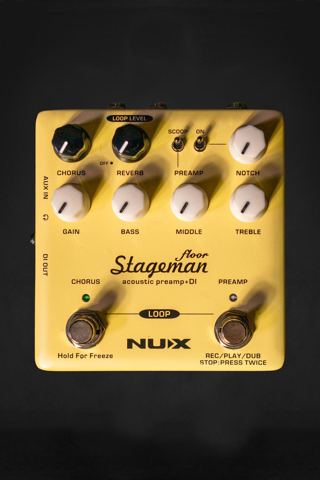 NU-X Stageman Floor Acoustic Preamp Pedal - Effects Pedals - NU-X