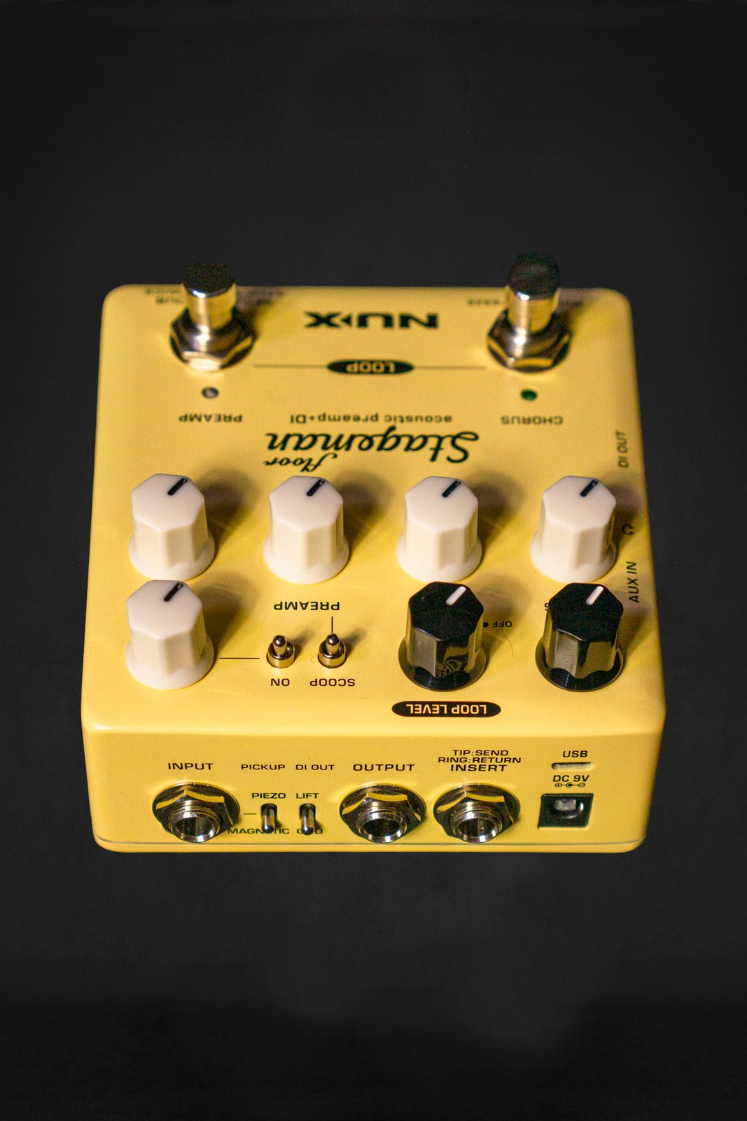 NU-X Stageman Floor Acoustic Preamp Pedal - Effects Pedals - NU-X