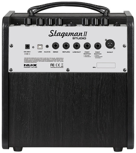 NU-X Stageman II AC-60 Portable Acoustic Amplifier - Amps - NU-X