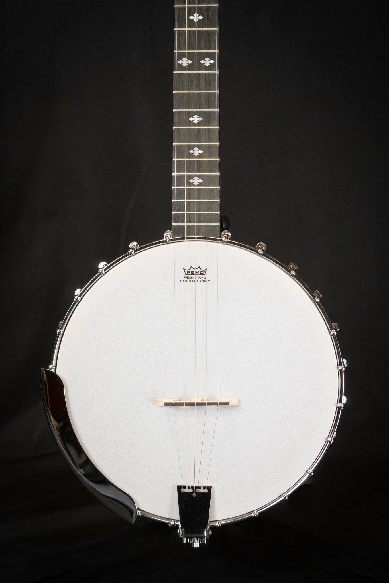 Ozark 5 String Banjo Open Back Brass Tone Ring With Cover WM Guitars