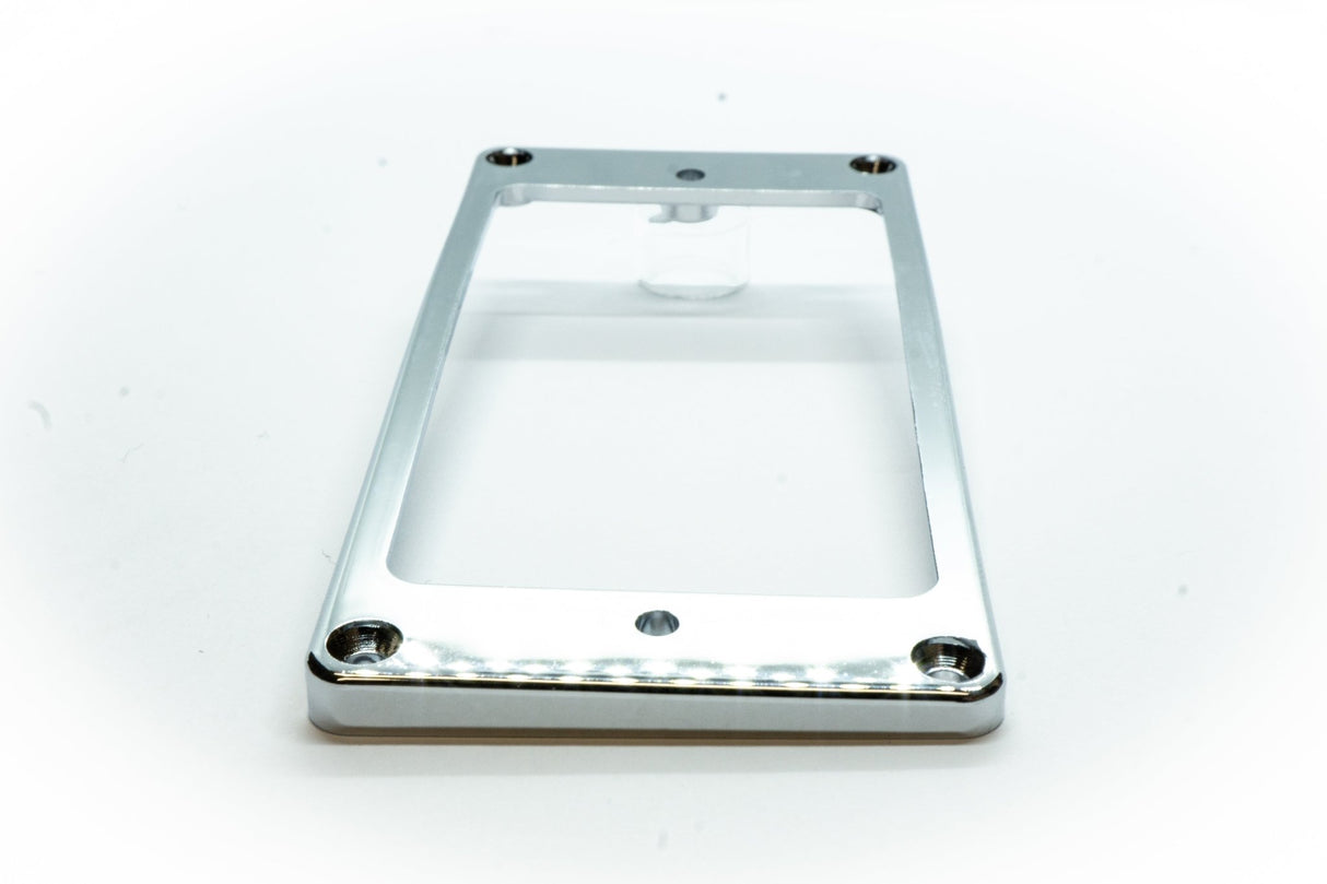 Plastic Humbucking Pickup Rings (Chrome) - WM Guitars