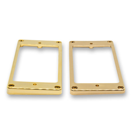 Plastic Humbucking Pickup Rings (Gold) - WM Guitars