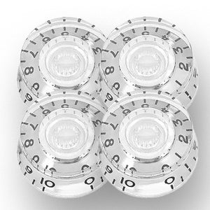 Potentiometer Speed Knobs (Transparent White)