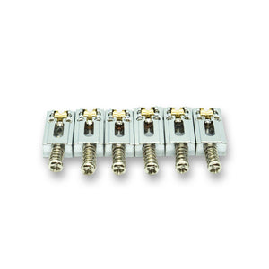 Roller Tremolo Saddles x6 (Various Finishes) - Parts - WM Guitars