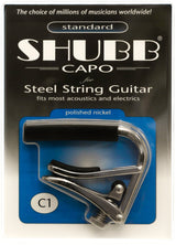 Shubb C1 Standard Steel String Capo - Capos - Shubb