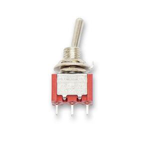 SPDT ON/ON Momentary Mini Toggle Switch (3 Pole) - Parts - WM Guitars