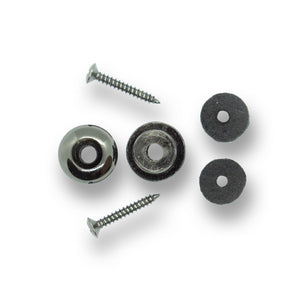 Strap Buttons and Fittings - Mushroom (Various Finishes) - Parts - WM Guitars