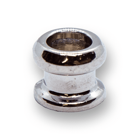 Strap Lock Button & Screw Set (Chrome) x 1 - Parts - WM Guitars