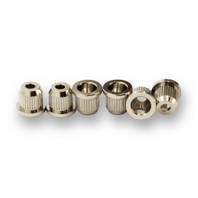 String Ferrules for String Through Body Guitars Brass (Various Finishes) - Parts - WM Guitars