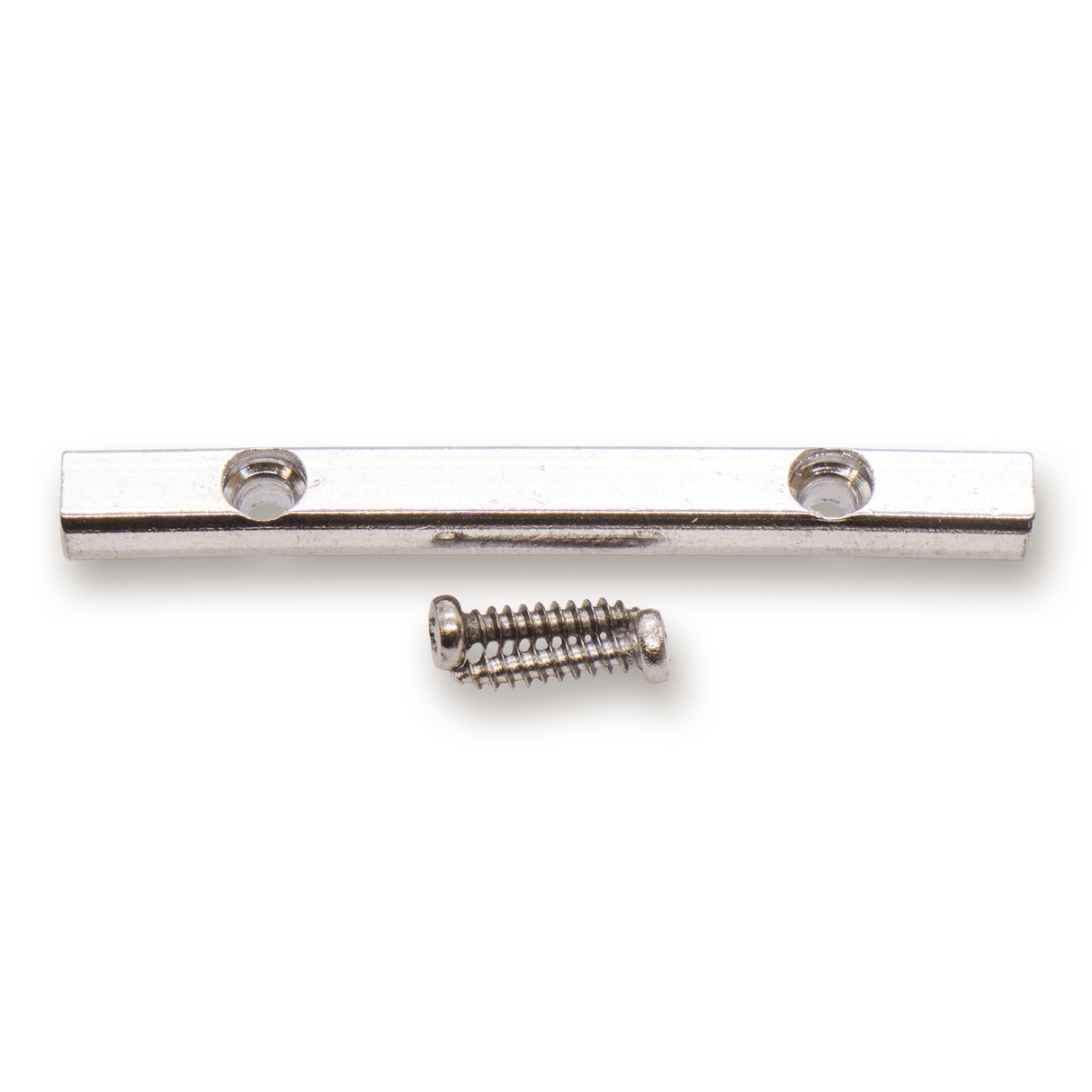 String Retainer Bar & Screws Set (Chrome) - WM Guitars