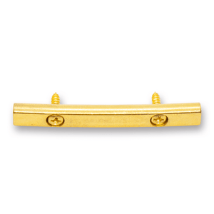 String Retainer Bar & Screws Set (Gold) - WM Guitars