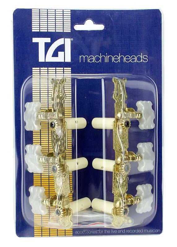 TGI Classical Machine Heads (GOLD Lyre) - Parts - TGI