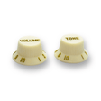 Top Hat Pot Knobs Strat Style (Various Colours) - Parts - WM Guitars