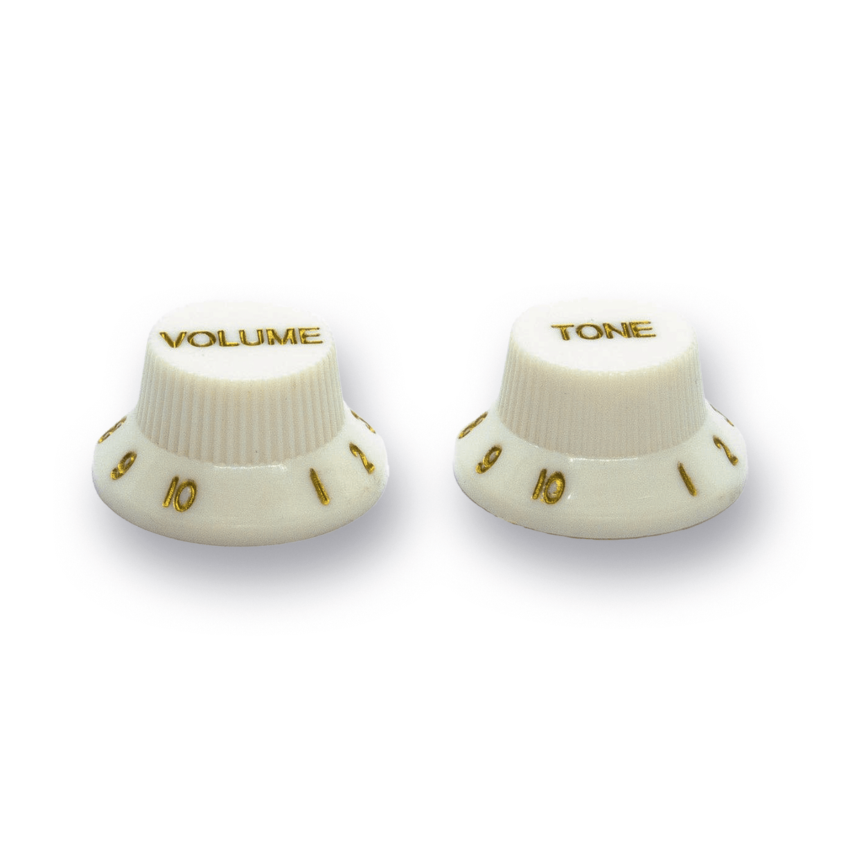 Top Hat Pot Knobs Strat Style (Various Colours) - Parts - WM Guitars