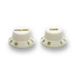 Top Hat Pot Knobs Strat Style (Various Colours) - Parts - WM Guitars