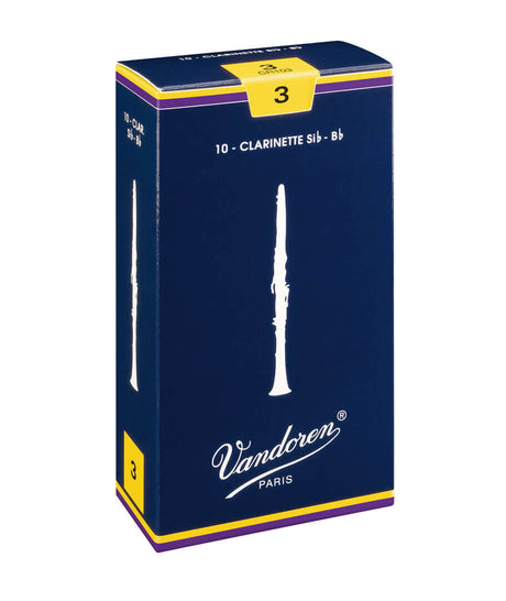 Vandoren B Flat Clarinet Reeds (10 Pack) - Reeds - Vandoren
