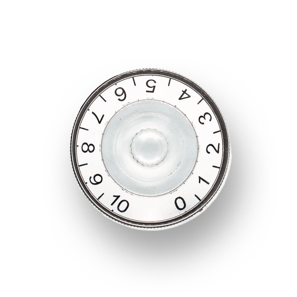 Vintage Speed Knob with Rubber Grip Ring x2 (Various Colours) - Parts - WM Guitars