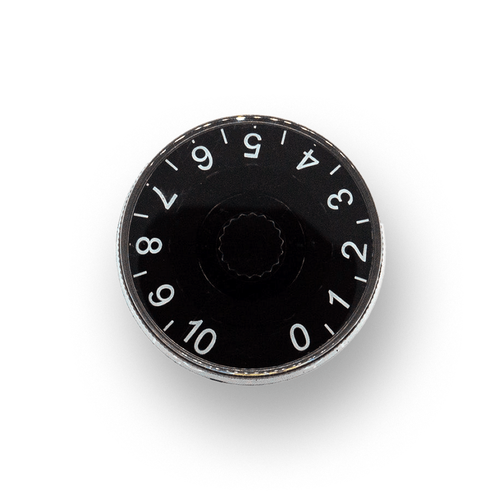 Vintage Speed Knob with Rubber Grip Ring x2 (Various Colours) - Parts - WM Guitars