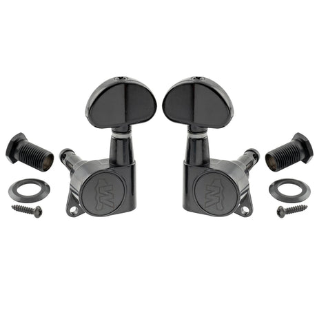 Wilkinson 3R3L 19:1 Ratio E - Z - LOK Full Sealed Guitar Machine Heads - Parts - Wilkinson