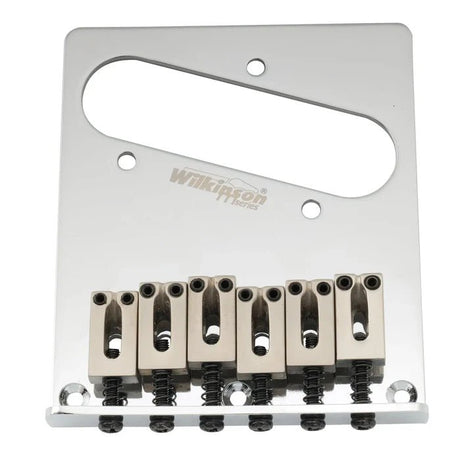 Wilkinson M Series 52.5mm Guitar Bridge with 6 Modern Style Saddles - Parts - Wilkinson