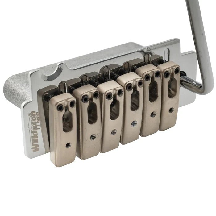 Wilkinson M Series 52.5mm Individual Saddle Full Block ST Guitar Tremolo Bridge - Parts - Wilkinson