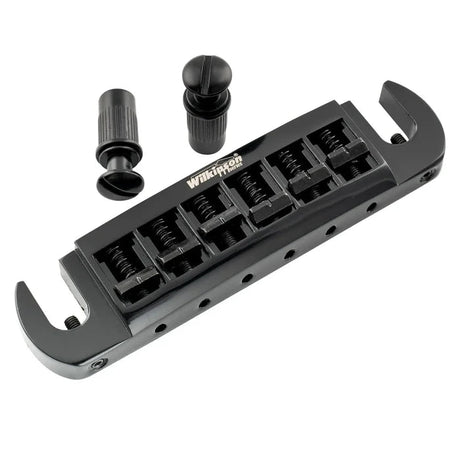 Wilkinson M Series 52.5mm String Spacing Adjustable Pigtail Style Wraparound Bridge - Parts - Wilkinson