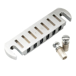 Wilkinson M Series 52.5mm String Spacing Adjustable Pigtail Style Wraparound Bridge - Parts - Wilkinson