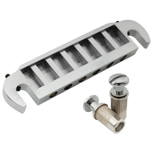 Wilkinson M Series 52mm String Spacing Pre - set Wraparound Bridge - Parts - Wilkinson