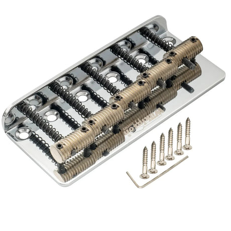 Wilkinson M Series WOB51T 72mm 5 - String Fixed Bass Bridge Threaded Saddles - Parts - Wilkinson
