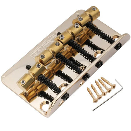 Wilkinson WBBC Bass Bridge Brass Saddles for 4 - String Precision/Jazz Bass - Parts - Wilkinson