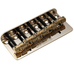 Wilkinson WBBC5 18mm Brass Saddles Steel Plate 5 - String Bass Bridge - Parts - Wilkinson