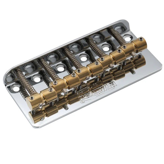 Wilkinson WBBC5 18mm Brass Saddles Steel Plate 5 - String Bass Bridge - Parts - Wilkinson