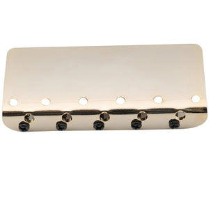Wilkinson WBBC5 18mm Brass Saddles Steel Plate 5 - String Bass Bridge - Parts - Wilkinson