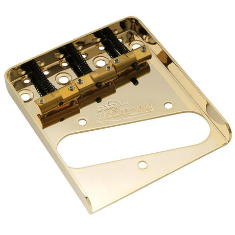 Wilkinson WTB 54mm Ashtray Brass Compensated 3 - Saddle Guitar Bridge - Parts - Wilkinson
