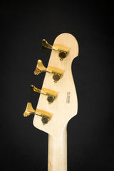 Woodstock P-Bass Black Reversed Headstock - Bass Guitars - Woodstock